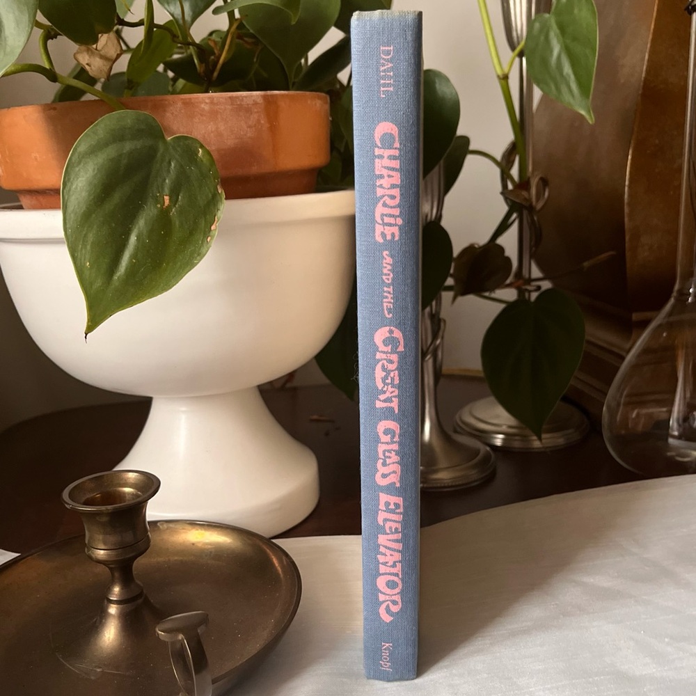 Charlie and the Great Glass Elevator by Roald Dahl Vintage Hardcover Book 1972